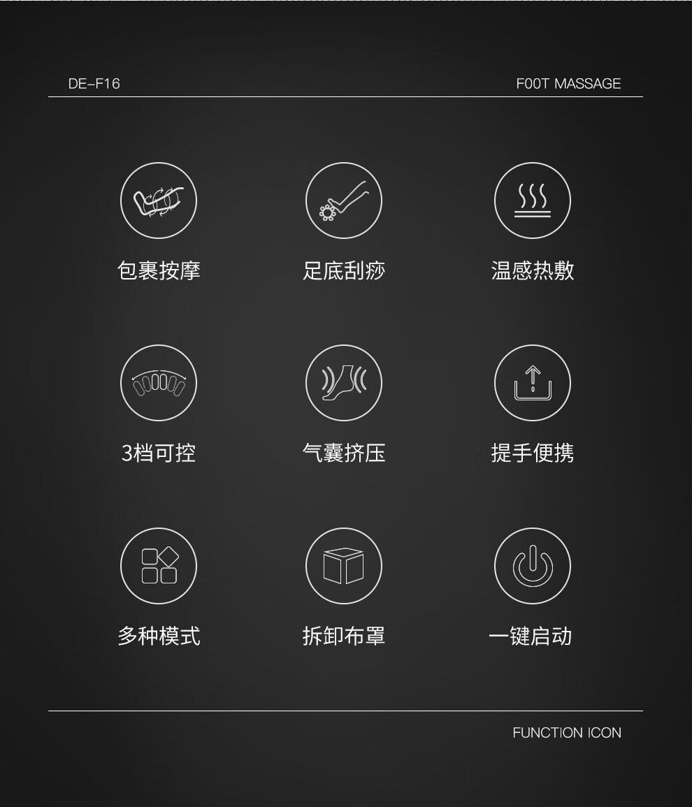 迪斯（Desleep）足疗机家用足部足底腿部按摩器脚部脚底按摩仪美腿机仪 送长辈父母礼物 贵宾银 DE-F16 pro 魅力银