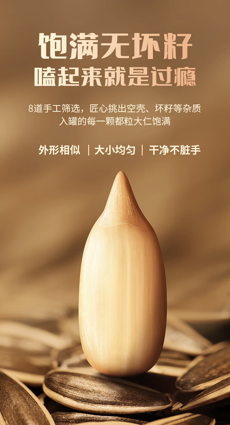 三胖蛋（sanpangdan） 坚果炒货 休闲零食 原味瓜子90g/袋*10