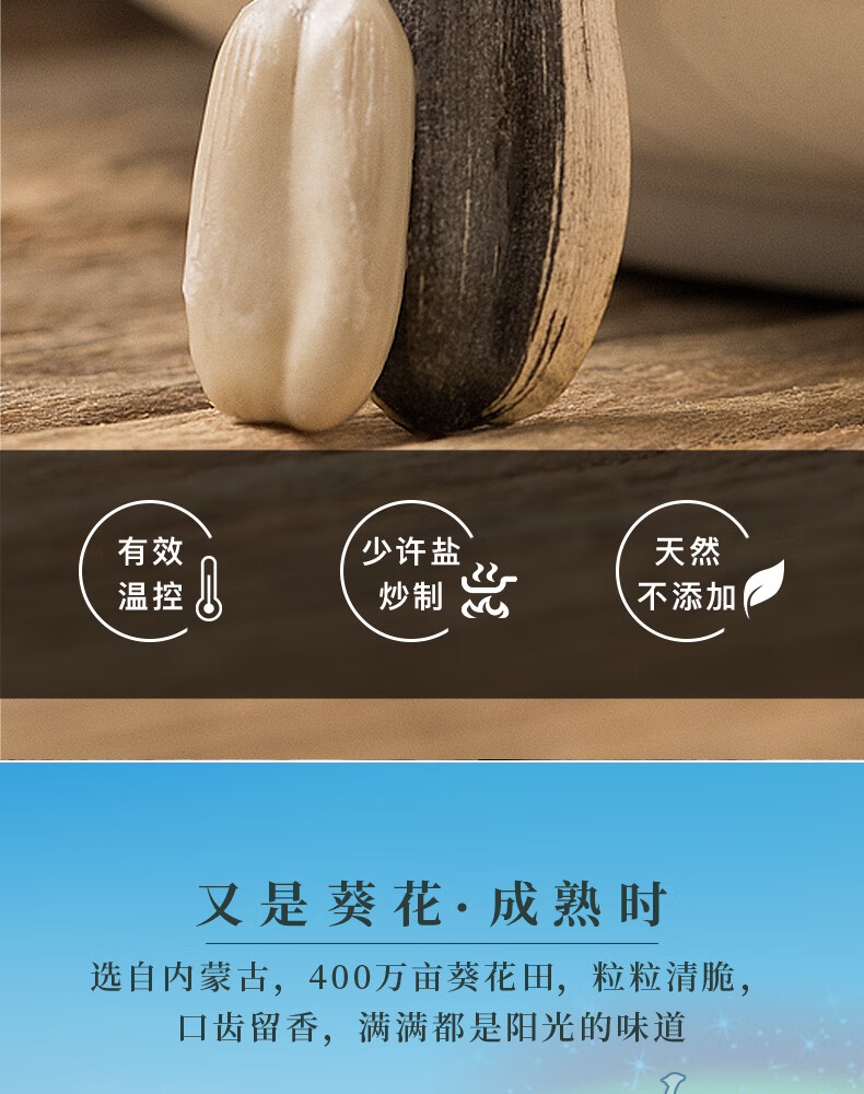 三胖蛋（sanpangdan） 坚果零食大礼包 原味瓜子中端礼盒218g*6罐