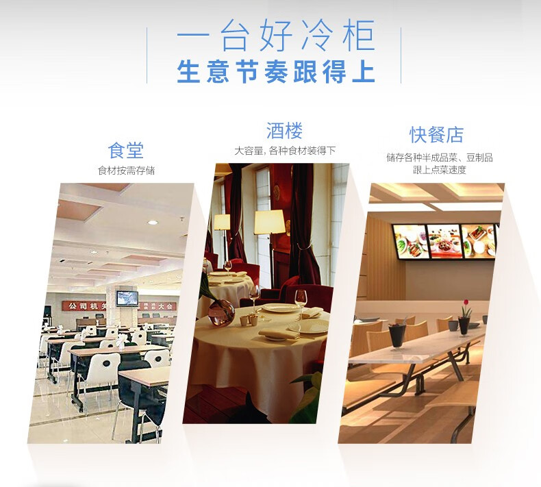 海尔（Haier）商用厨房冰柜980升 全冷藏冷冻双温冰箱 店饭店餐厅食堂保鲜不锈钢橱柜冷柜SLB-980C2D2