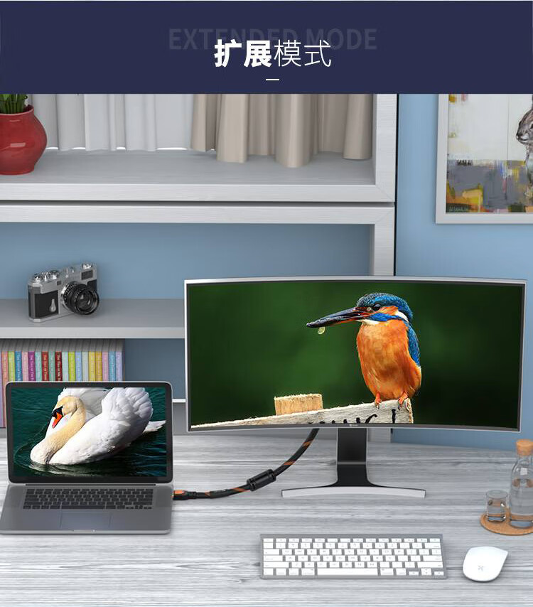 SAMZHE山泽 HDMI高清线 4K数字高清视频线  PS4电视机机顶盒连接线 加粗款2米 20AM13 长/