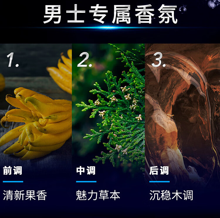 清扬 男士古龙香氛沐浴露 雨林秘境600g（新老包装随机发货）