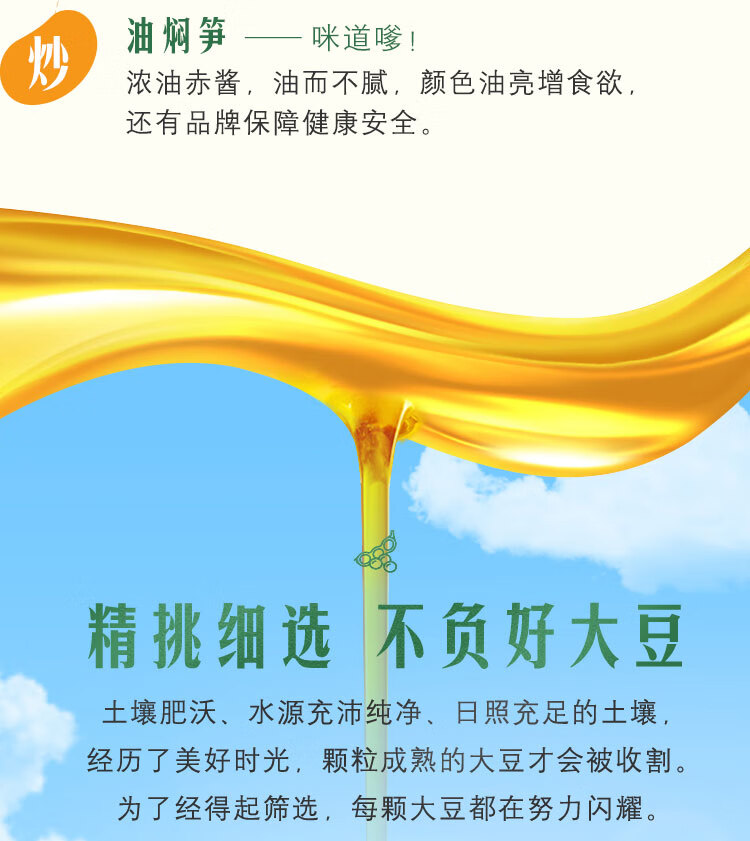 金龙鱼 精炼一级大豆油5L
