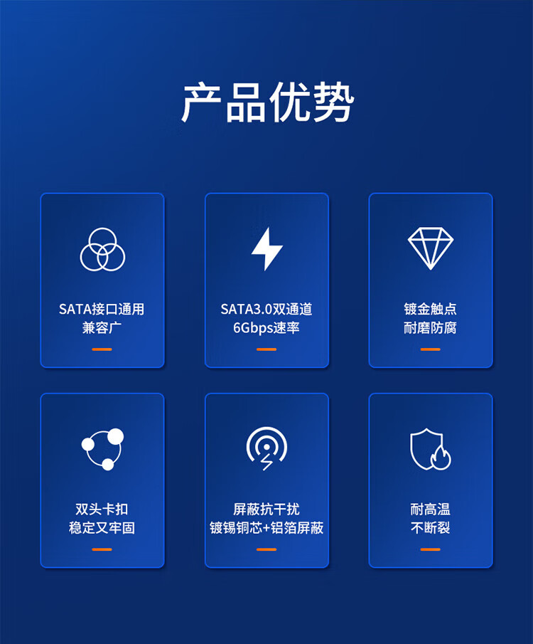 山泽(SAMZHE) 高速SATA3.0硬盘数据线(直对直)+SATA串口硬盘电源线 SSD固态硬盘连接线安装线套装 TK07