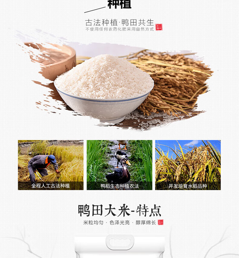 裕道府 东北大米 东北鸭田大米2.5kg