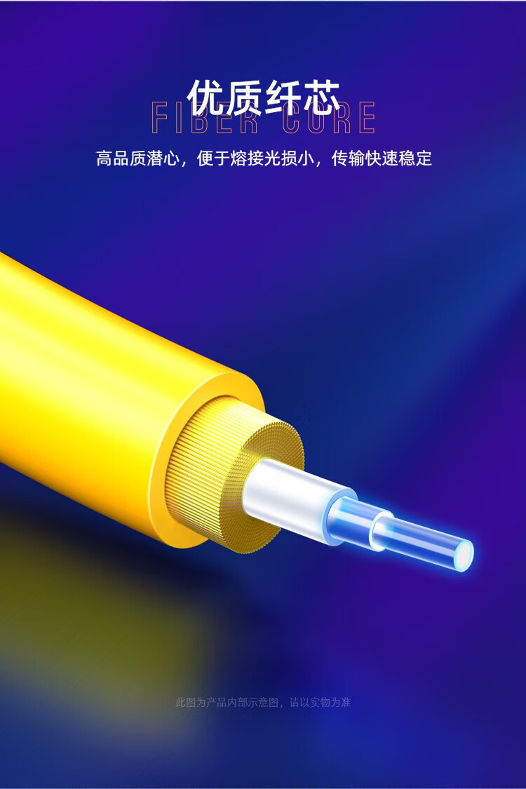 山泽(SAMZHE) 光纤跳线 工程电信级 单模双芯 低烟无卤环保光纤线 收发器尾纤单模双芯 LC-FC 20米G1-LCFC20