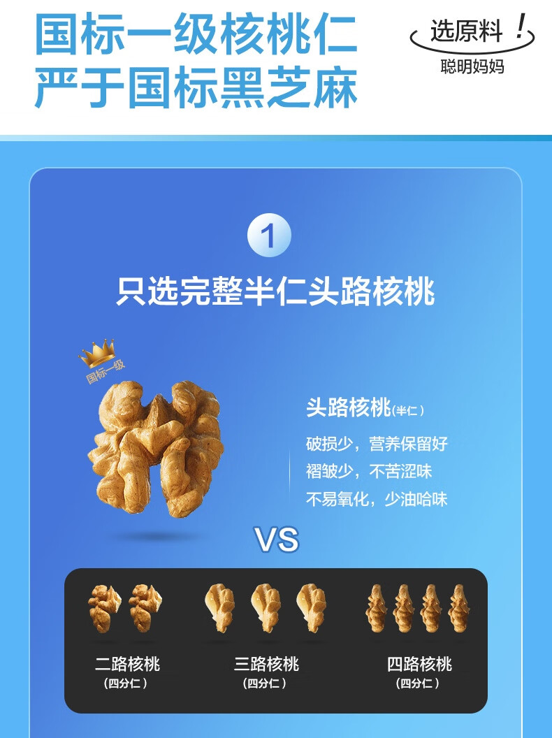 五谷磨房食养早餐小天才-核桃芝麻粉