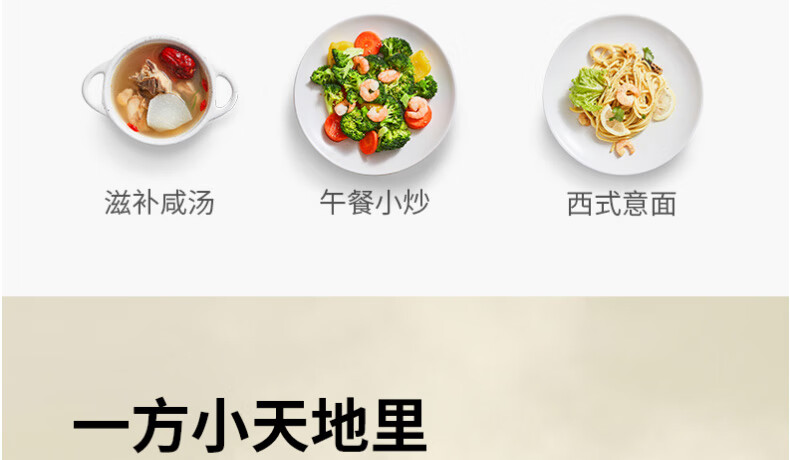 九阳（Joyoung）LINE联名布朗熊电火锅学生宿舍家用多功能迷你1.2L小功率电热电煮锅K12-D603 LINE联名款-布朗熊