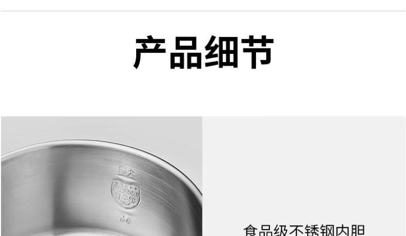 九阳（Joyoung）LINE联名布朗熊电火锅学生宿舍家用多功能迷你1.2L小功率电热电煮锅K12-D603 LINE联名款-布朗熊