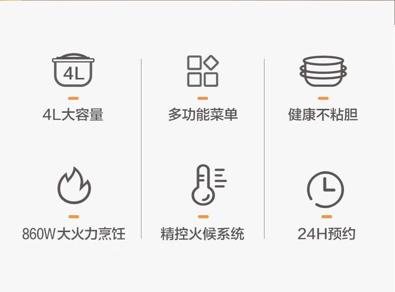 苏泊尔（SUPOR）电饭煲电饭锅4升智能家用大容量多功能煮饭锅电饭锅 SF40FC396
