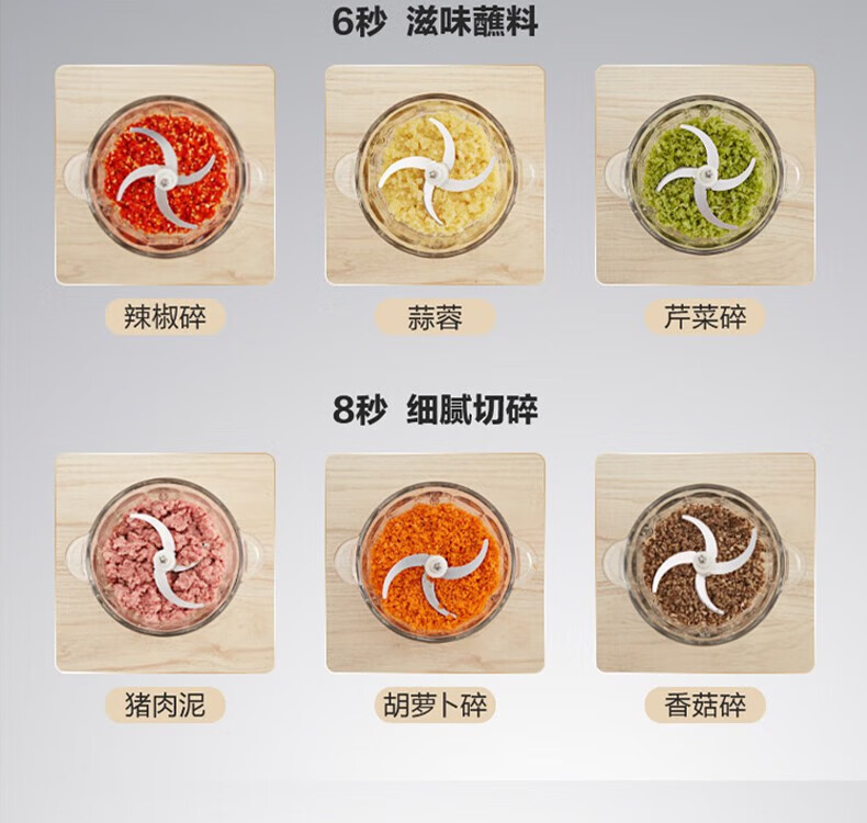 苏泊尔（SUPOR）绞肉机两档转速可调绞馅碎肉不锈钢多功能绞肉机绞菜机 JRD01-300