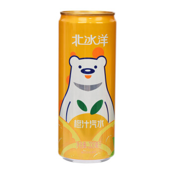 北冰洋果味汽水 碳酸饮料 橙汁汽水 330ml*24听