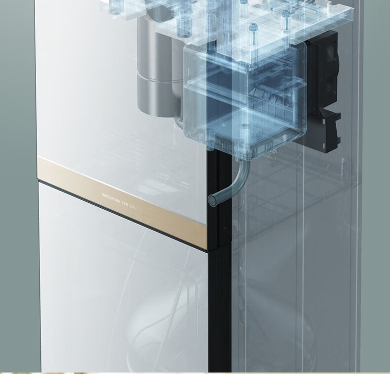 Midea 美的饮水机家用下置式桶装水立式办公室自动上水加热饮水器YR1611S-X