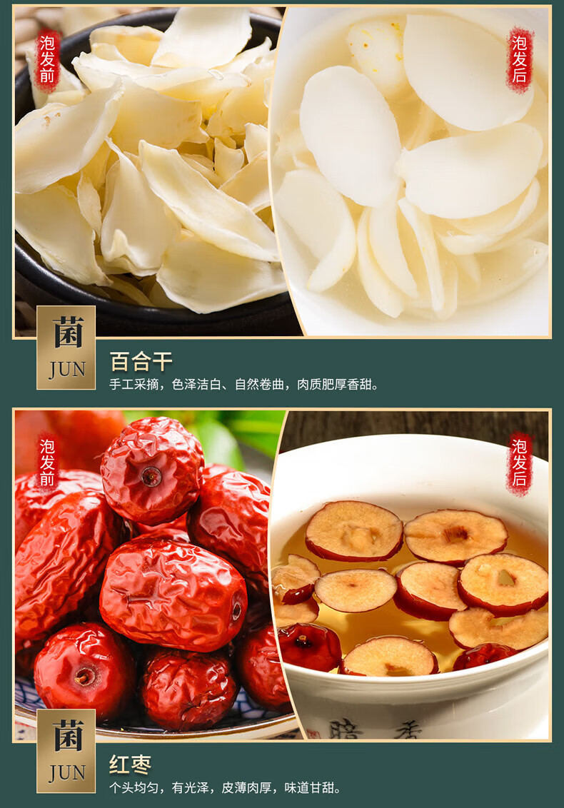 首粮 家用送礼南北干货 干菌食用大礼包 然萃-山珍福礼干菌礼盒