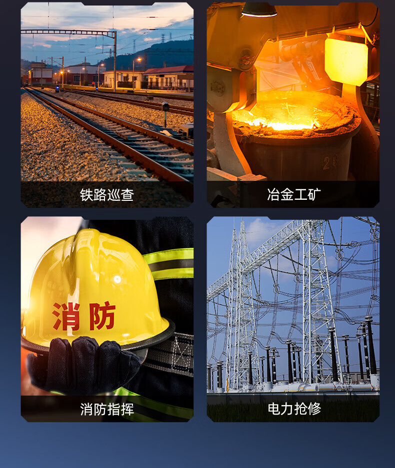 Superfire神火D11多功能防爆强光手提灯远射磁吸超亮3*4W1套