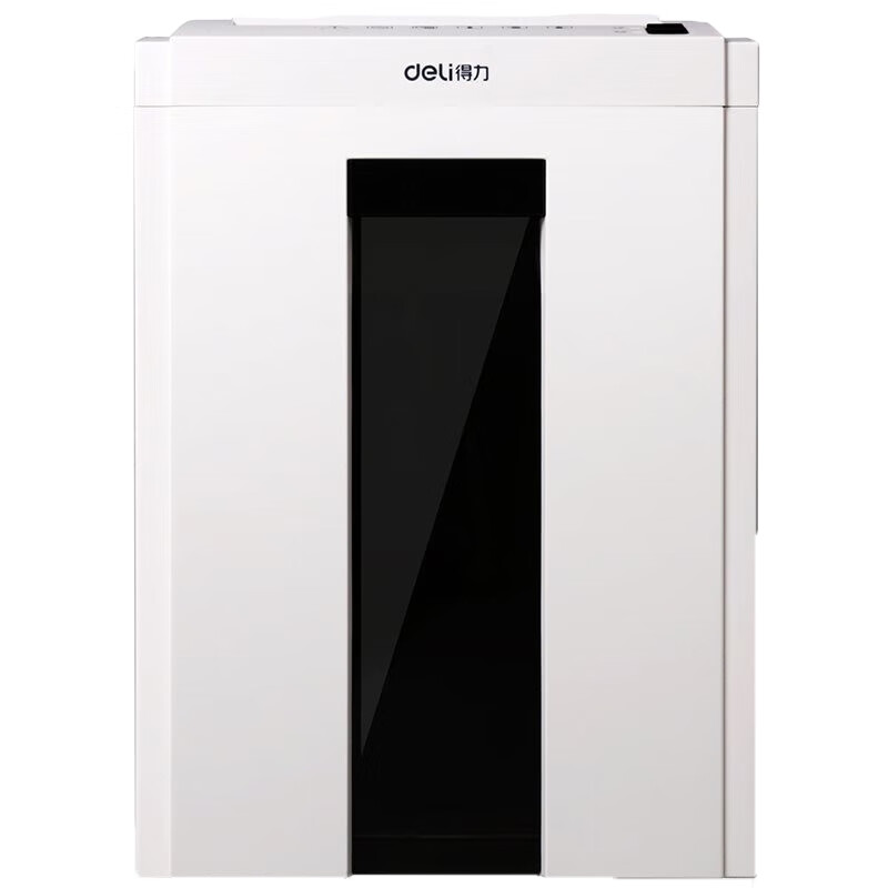 得力 (deli)4级保密办公商用碎纸机 (单次8张 16L 持续10分钟 可碎卡) 9951 白色