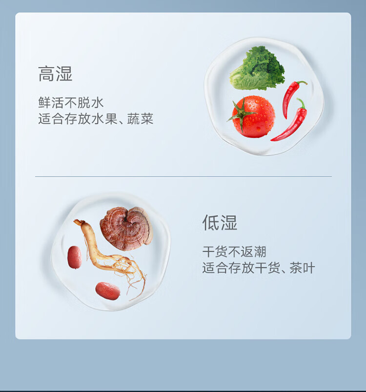 Midea 美的净味收纳师系列600升变频一级能效对开双开门冰箱 BCD-600WKGPZMA(E)