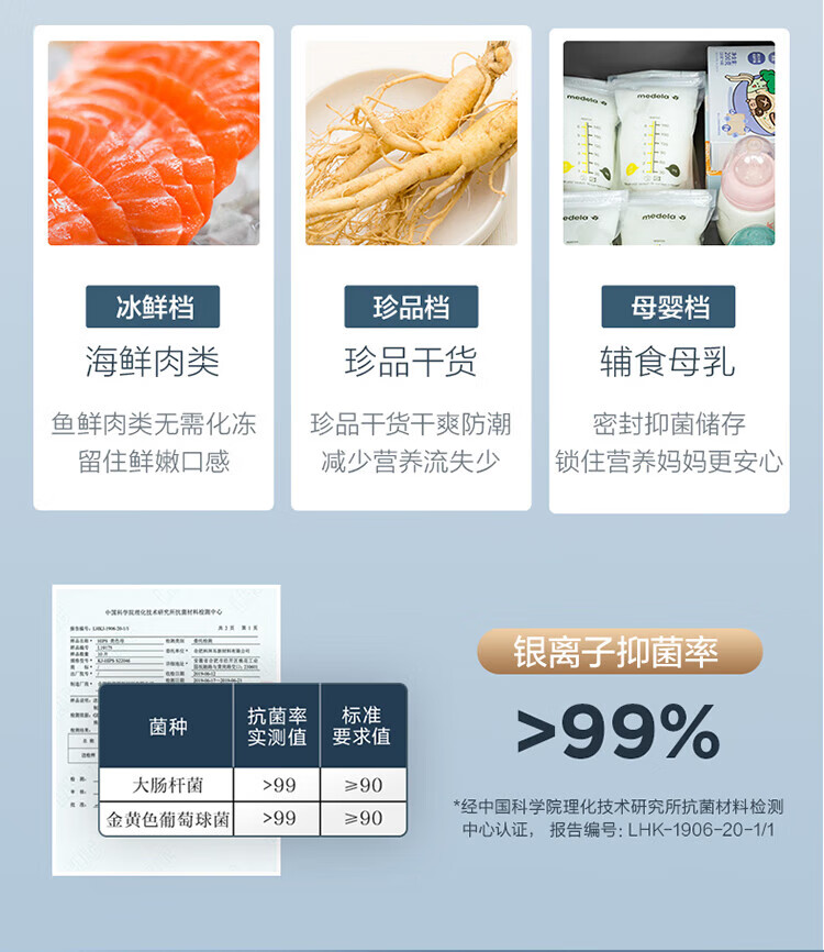 Midea 美的净味收纳师系列600升变频一级能效对开双开门冰箱 BCD-600WKGPZMA(E)