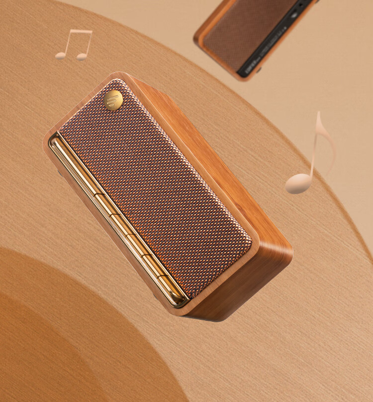 漫步者（EDIFIER）M230 高品质复古蓝牙便携音箱 一体式立体声音响 家庭音响 桌面音响 情人节礼物