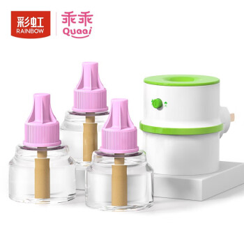 彩虹 乖乖系列 蚊香液直插器超值装(45ml*2+45ml+竹节器)无味 5156J