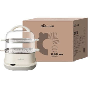 小熊电蒸锅 蒸蛋器 蒸锅家用 电蒸笼 多功能早餐包子电热煮锅可预约定时不锈钢蒸盘DZG-C60T7
