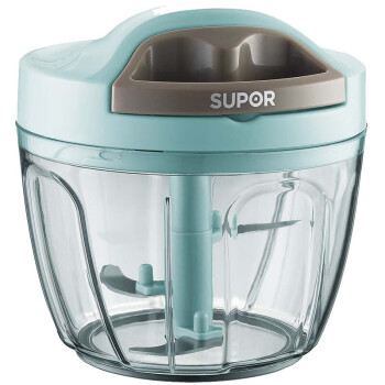 苏泊尔（SUPOR）绞菜机 手动多功能料理机搅切菜器 家用切辣椒蒜泥压蒜器绞菜机厨房拉蒜器 KG40AB10