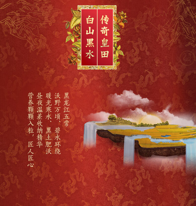 金龙鱼乳玉皇妃五常稻花香2号大米1.8kg*2袋