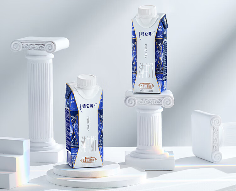 蒙牛营养早餐 特仑苏 纯牛奶梦幻盖250ml*10