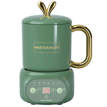 小南瓜 迷你养生壶办公室电炖杯 煮花茶壶烧水壶炖燕窝 萌潮养生杯 D1陶瓷款