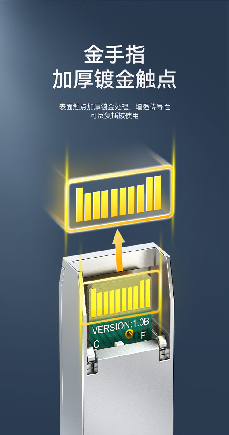 胜为（shengwei）千兆电口模块SFP 光口转电口模块RJ45 电口光模块100m 广泛兼容华三等交换机 BGR1125G