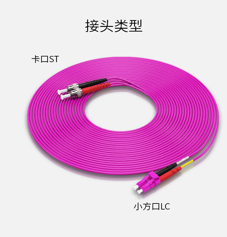 胜为（shengwei）工程电信级万兆光纤跳线 LC-ST网线多模双芯OM4 网络收发器尾纤光纤连接线 35米 FTLO-2350