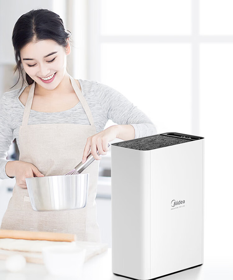 Midea 美的厨下式 家用净水器 超集一体自主换芯 矿物质水 不用电零废水 前置过滤器 美的净水器 MU1861A