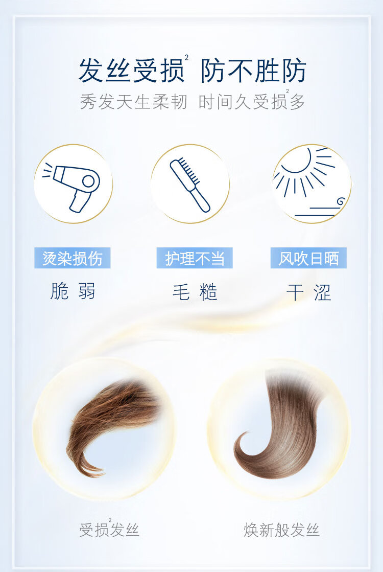 多芬洗发水套装 滋养水润洗发乳套装 (400+380)g