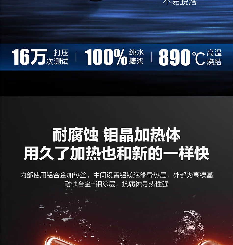 海尔（Haier）60升储水式电热水器家用2200W速热节能防电墙ES60H-CK3(1)