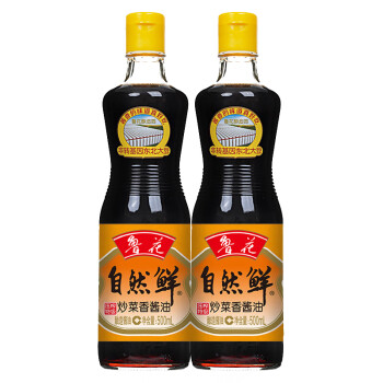 鲁花特级生抽 非转基因 脱脂大豆酿造 炒菜香酱油500ml