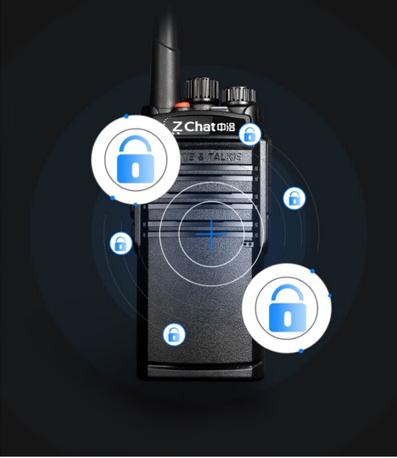 中洽（zchat）ZEK3200 对讲机 国产全自主 大功率远距离长待机 抗干扰无线手台