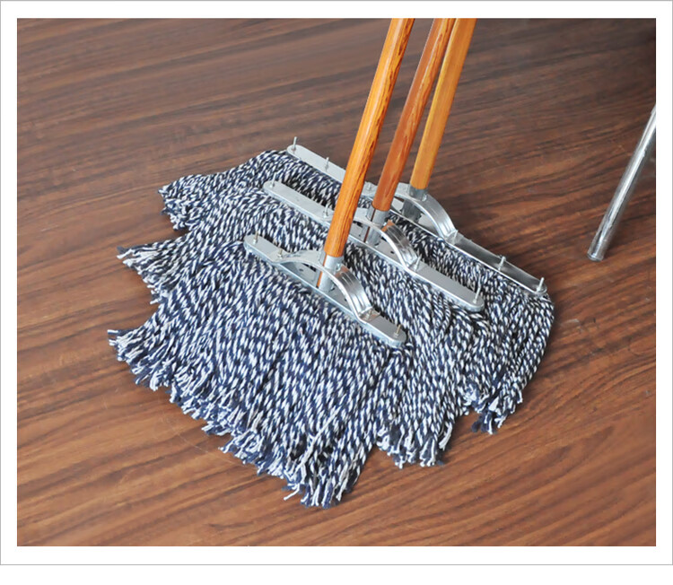 兰诗（LAUTEE）PA1078 铁排拖把棉线厚 40cm 10个装