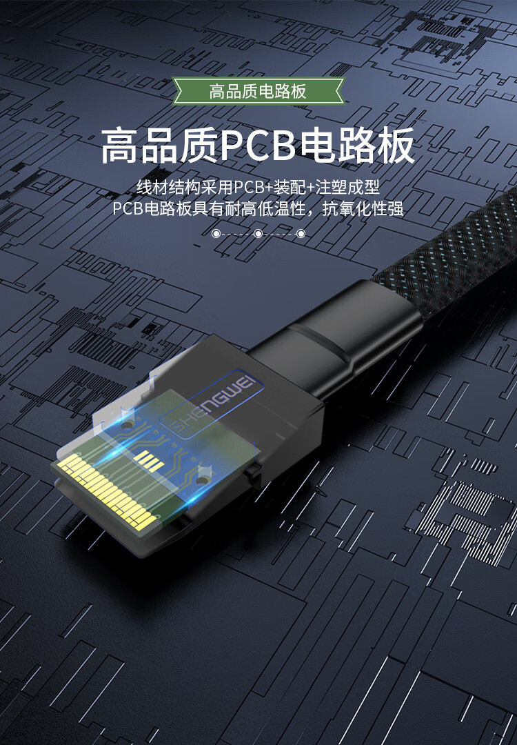 胜为（shengwei）MINI SAS36P正接线SFF8087转4SATA阵列Raid内置数据线 (12G) 0.5米 WSAS4087C