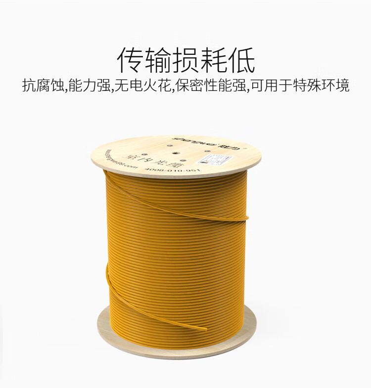 胜为（shengwei）2芯单模室内光纤光缆 9/125 GJFJV/GJFJH 100米束状软光缆 SM-IH-12C-9