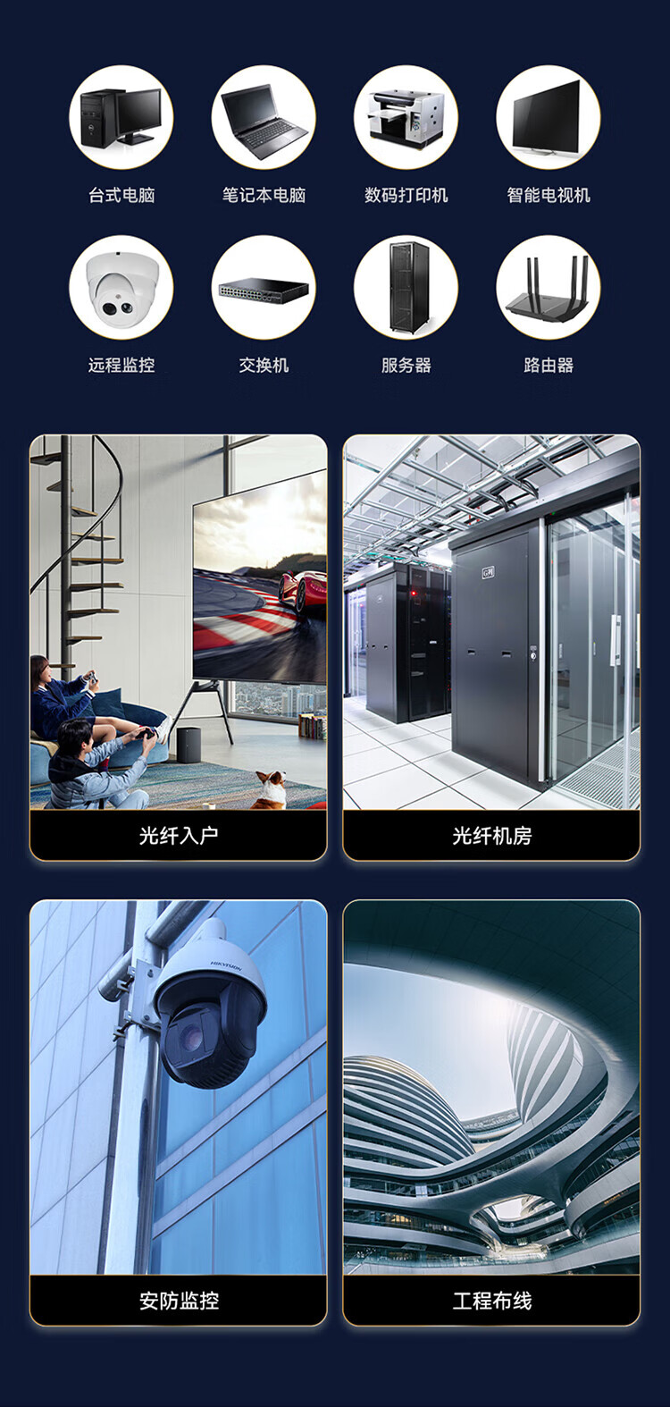 胜为（shengwei）4口方口空盒适用于SC/LC接口通用熔接盘不含尾纤及法兰光缆出线盒 FBM-104KF
