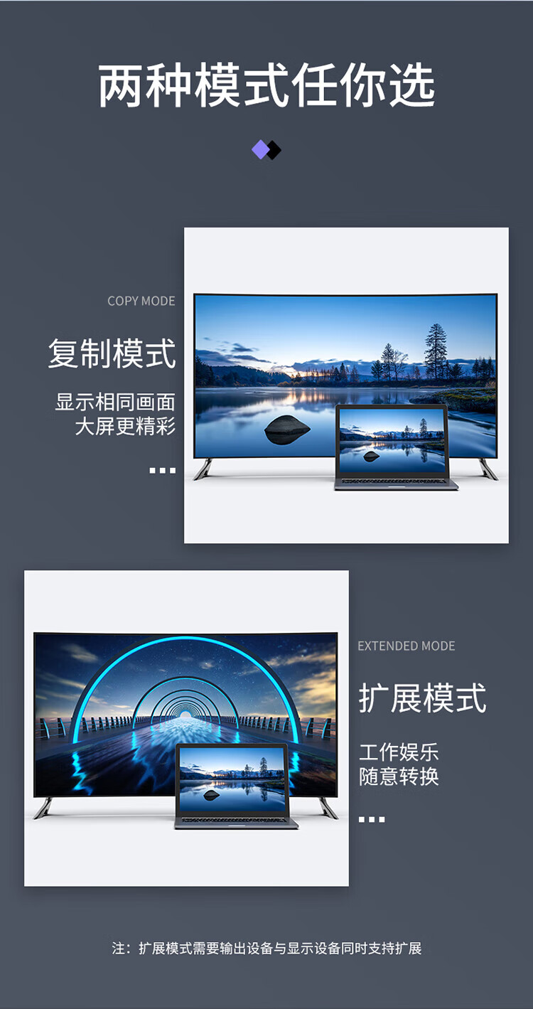 胜为（shengwei）Mini DP转HDMI转换线 适用苹果Mac微软笔记本迷你dp雷电接口黑色1.8米 AMH0018G