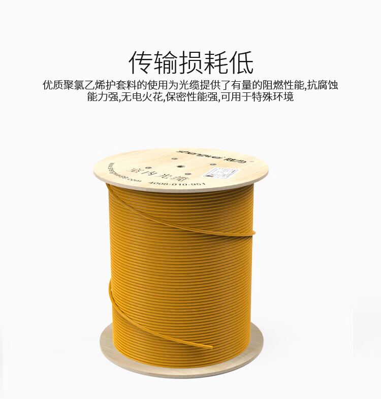 胜为（shengwei）24芯网线单模室内光纤光缆 9/125 GJFJV/GJFJH 100米束状软光缆 FSM-IH-24C-9
