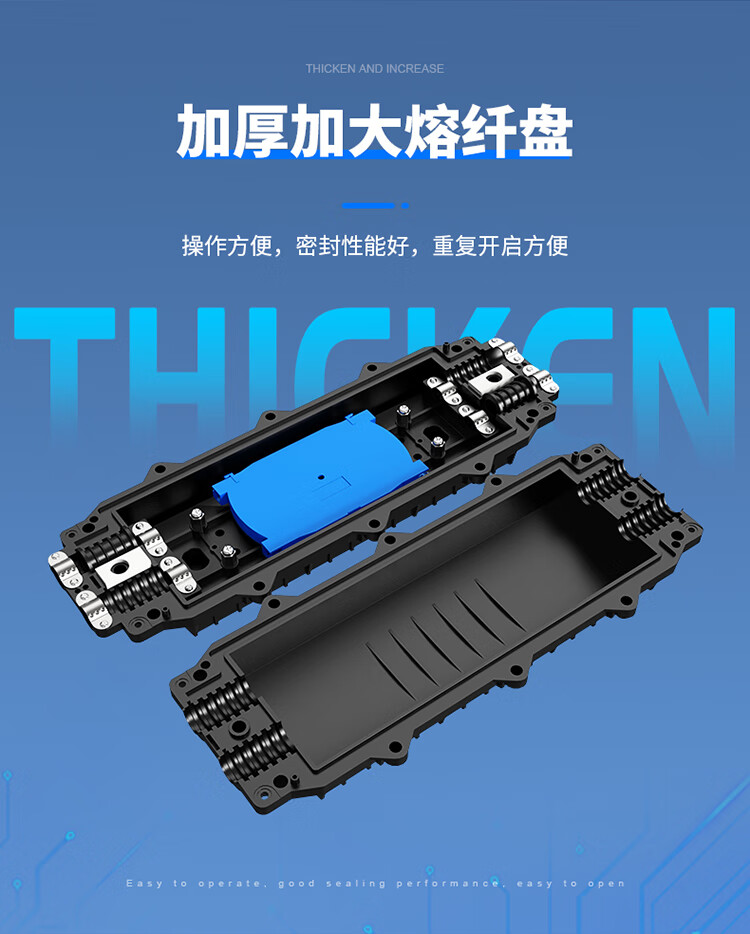 胜为（shengwei）光纤接续包 大D二进二出24芯-144芯熔纤盒 ABS材质架空防水地埋型接头包 CB-2-144