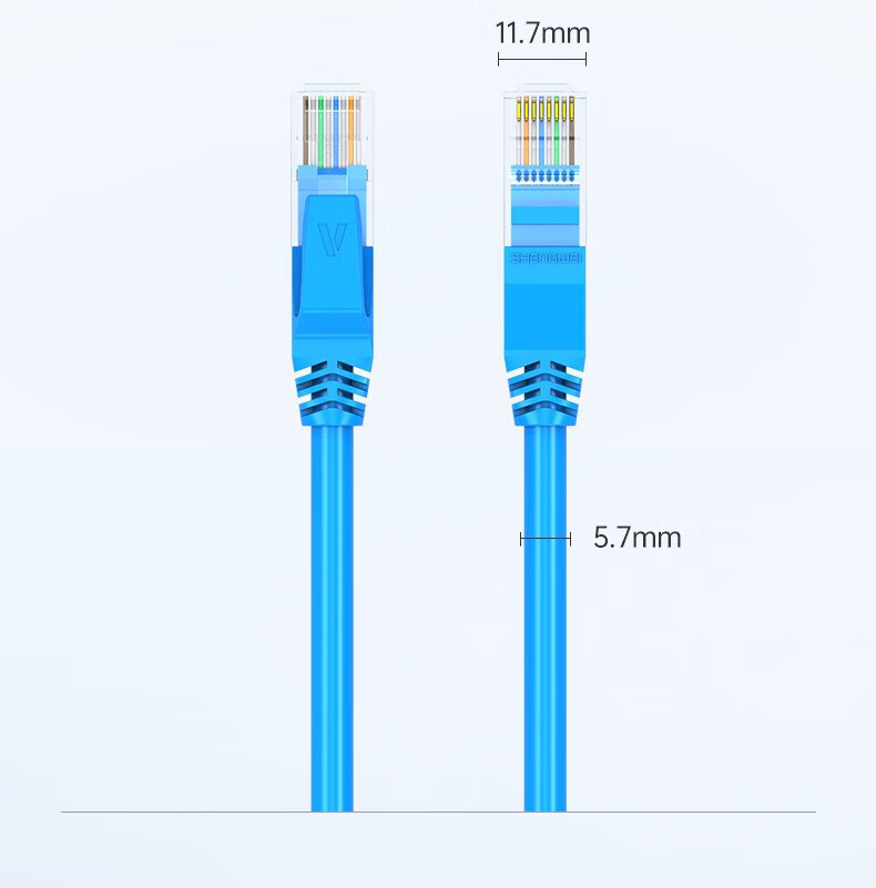 胜为（shengwei）超五类网线 cat5e类百兆纯铜网络跳线 路由器/宽带成品连接跳线 灰色 25米 ALC2250J