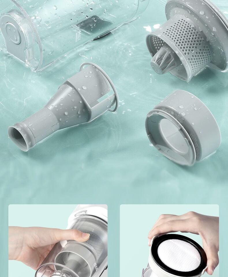 Midea 美的吸尘器手持吸尘器立式手持推杆二合一家用强劲手持多用吸尘器 SN7