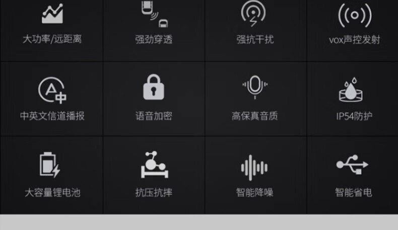 中洽（zchat）ZEK720P 对讲机 国产全自主 大功率远距离长待机 抗干扰无线手台