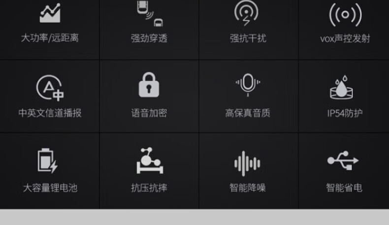 中洽（zchat）ZEK950P 对讲机 国产全自主 大功率远距离长待机 抗干扰无线手台