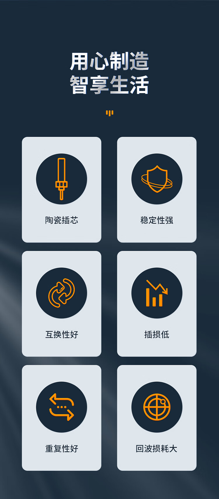 胜为（shengwei）光纤适配器 工程电信级FC-FC方形 光纤跳线延长对接头耦合器法兰盘 OCF-101 5个装