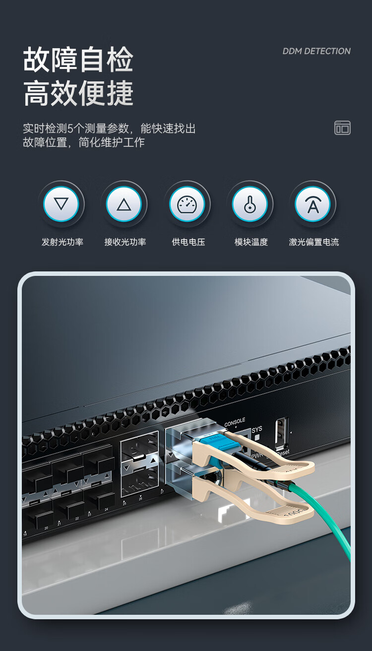 胜为（shengwei）QSFP28光模块万兆100G多模双纤光纤模块(850nm，100m，LC)BGM3100G