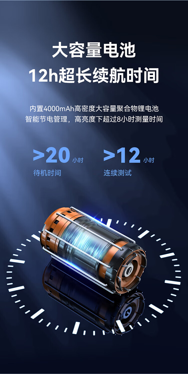 胜为（shengwei）OTDR光时域反射仪 高精度光纤光缆故障测试仪断点【专业款12合1功能 100公里测试】GOT4000D